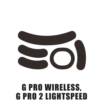 Тефлонові ніжки глайди 3M для ігрових мишок Logitech G Pro Wireless GPW, G Pro 2 Lightspeed Wireless (2 НАБОРИ)