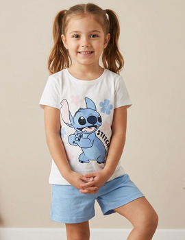 Дитяча піжама зі стічем (disney), блакитний, білий, 110-116