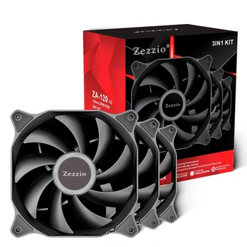 Вентилятор Zezzio ZA-120 V2 3in1 ZA-120 V2 3 in 1 Kit)