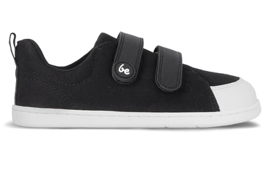 Детские анатомические barefoot кеды Be Lenka Canvi Black & White 23