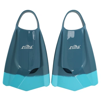 Ласты тренировочные короткие с открытой пяткой Cima F003 размер 42-43 Deep Blue-Mint