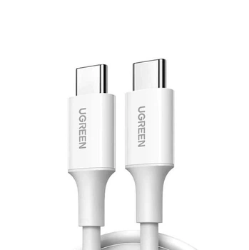 Кабель UGREEN USB-C to USB-C 60W 1метр (White)