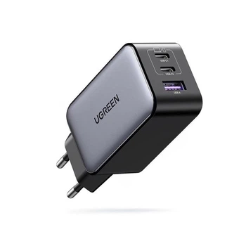 Сетевое зарядное устройство для UGREEN CD244 GaN X 65W QC4.0 PD3.0 Black