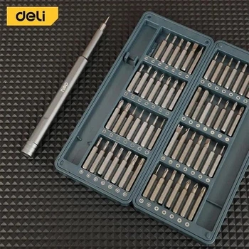 Отвертка с набором битов Deli 57в1 DL241057