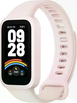 Фитнес-браслет Xiaomi Smart Band 9 Active Pink с ярким дисплеем, отслеживанием активности и сна, водозащитой 5 ATM и до 14 дней автономной работы