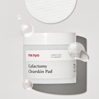 Педи очищаючі Manyo Galactomy Clearskin Pad з галактомісісом 60 шт (160 мл) – для глибокого очищення та догляду за шкірою
