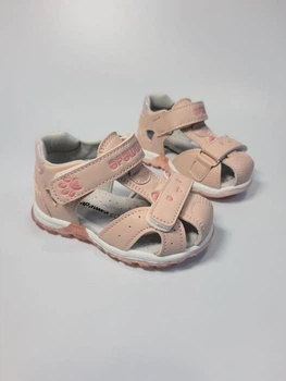 Босоножки для девочки Apawwa 0411 pink розовые р.26-16,2 см