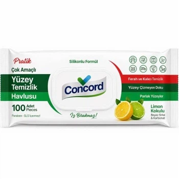 Універсальні вологі серветки для прибирання Concord Surface Cleaning Towel.