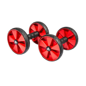 Ролики для пресса Adidas Core Rollers, двойные ролики, тренировки кора, вес до 120 кг. Ø14 см. (ADAC-11604)