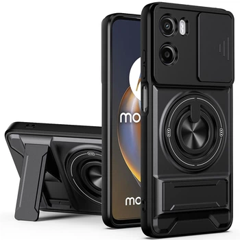 Ударопрочный чехол Camshield StandRing case для Motorola Moto G05 (Black) Epik (251236)