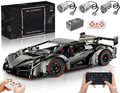Конструктор на радіокеруванні KBOX 10522, Lamborghini Veneno, 3711 деталей