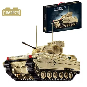 Конструктор бойова машина піхоти, 12GO 96007, M2 Bradley, 1862 деталей