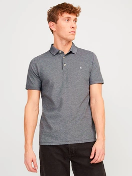 Поло длинное мужское Jack & Jones 12136668 S Anthracite (5715506677728)