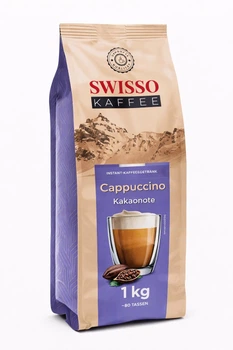 Капучино Swisso Cappuccino Kakaonote з какао-шоколадним смаком 1 кг