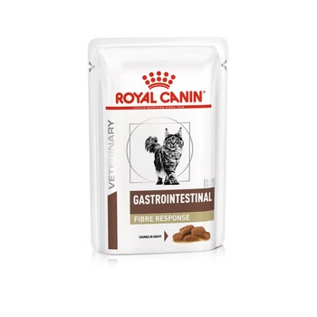 Влажный корм Royal Canin (Роял Канин) Cat Gastro-intestinal Fibre Response Pouches Adult Poultry для взрослых котов предназначенный для компенсации нарушений пищеварения с мясом птицы 85 г (арт R439300)