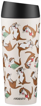 Термокружка ARDESTO Coffee Time Otter 450мл, нержавеющая сталь, бежевый
