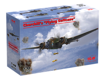 Сборная модель самолета ICM HP.52 Hampden, "Летающий чемодан" Черчилля, 1:48 (48354)