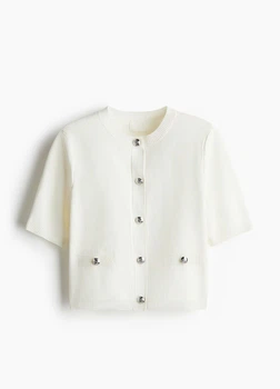 Кардиган H&M 13301 Білий XS (1277)