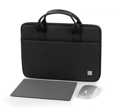 Комплект 3 в 1 (сумка, миша, кілимок) WIWU 14" Genius Combo Set Black