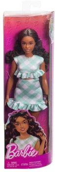 Лялька Mattel Barbie Fashionistas сукня зелена клітинка 763040 (194735255597)
