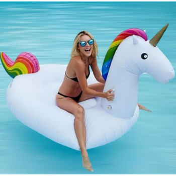 Надувной матрас единорог 275х115х130 см для бассейна Pony Balloon