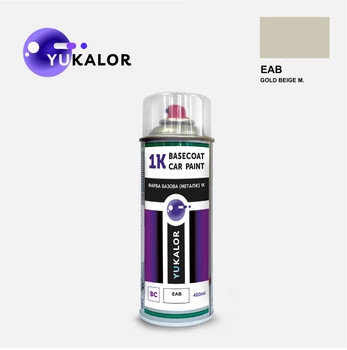 Фарба автомобільна аерозольна YUKALOR SMART EAB gold beige m 2019 2021 400 мл