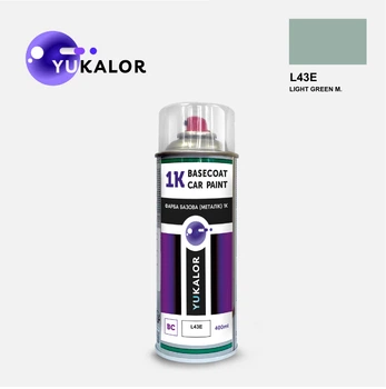 Фарба автомобільна аерозольна YUKALOR FSO L43E light green m 1996 400 мл
