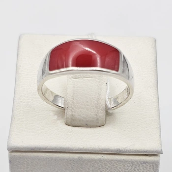Кольцо серебряное с кораллом 18,5 2,59 г