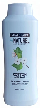 Гель для душу Naturel Art Cosmetics Cotton з ароматом бавовни 800 мл (8429014014278)