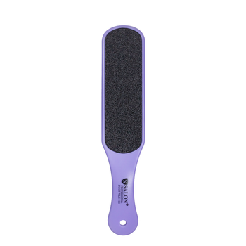Тертка для п'ят двостороння абразивна Salon Professional 814, Фіолетовий