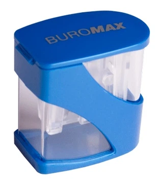 Точилка пластикова Buromax з контейнером 2 отвора (BM.4777)