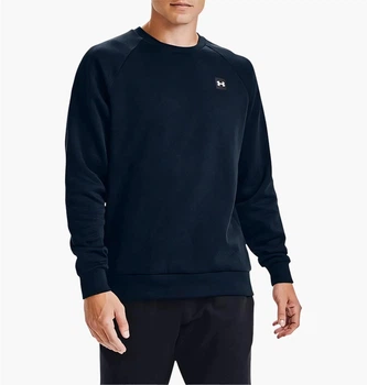 Свитшот мужской Under Armour Sweatshirt Rival Fleece Crew Blue 3XL Синий1357096-408
