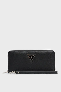Жіночий чорний гаманець Guess OS SWZG8500460