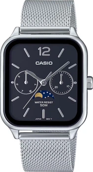Мужские часы Casio MTP-M305M-1A серебристые минеральное стекло (MTP-M305M-1A)