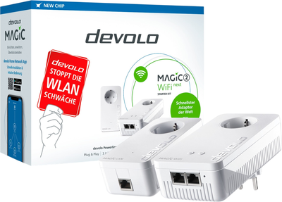Punkt dostępu devolo Magic 2 WiFi next Starter Kit 2-pack (4250059686144)