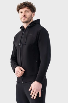 Кофта AVECS чорна з трикотажу Double Face 50585/1 5XL
