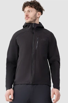 Вітровка AVECS чорна з матеріалу Softshell 50461/1 5XL