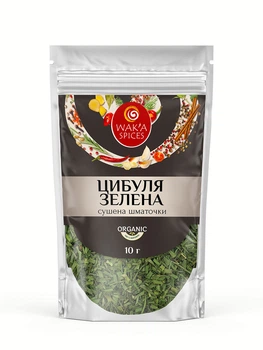 Цибуля зелена сушена шматочками TM WAKA, 10г