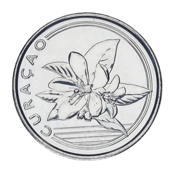 Монета Кюрасао 1 цент 2025 UNC Флора - Цветок