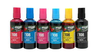 Комплект чорнила Magic Epson № 108 L8050 L 18050 (B/C/LC/M/LM/Y) 6x100ml