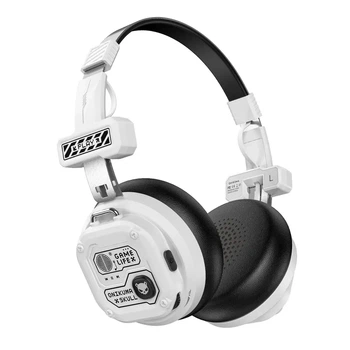 Беспроводные игровые наушники Onikuma GT803 Bluetooth гарнитура с микрофоном и шумоподавлением White (19121)
