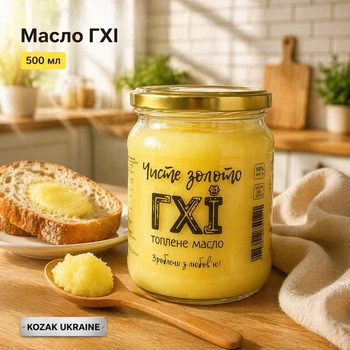 Масло топлене ГХІ “Чисте золото” 500 мл