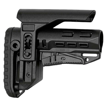 Приклад DLG TBS Compact PCP Mil-Spec с регулируемой щекой, черный