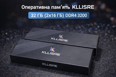 Оперативна пам'ять KLLISRE 32 ГБ (2×16 ГБ) DDR4 3200 МГц CL22