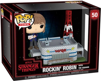 Набор игровых фигурок Funko Pop! Town: РОБИН С РАДИОСТАНЦИЕЙ WSQK #50
