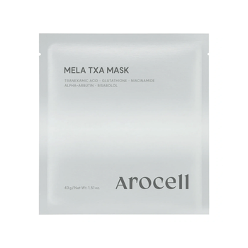 Гидрогелевая маска с транексамовой кислотой, глутатионом и арбутином AROCELL Mela TXA Mask шт