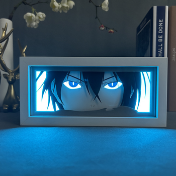 Светильник многослойный ночник 3D с эффектом аниме Бездомный Бог Ято Noragami Yato на пульте управления 20 см