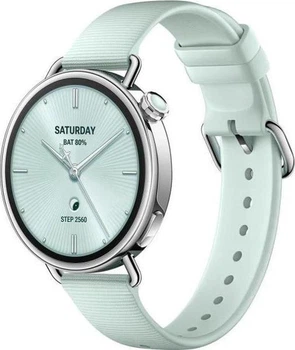 Смарт-годинник Xiaomi Watch S4 41mm Fluororubber Strap Mint Green (BHR080CGL)