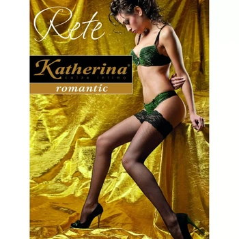 Чулки в сетку Katherina Rete Calze 3-4 Черные
