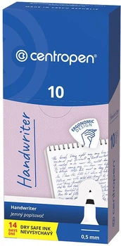 Набір лінерів Centropen M Ergoline 0.5 мм Чорних 10 шт (4651/01)